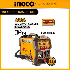 Máy hàn INGCO ING-MGT16058 MAG/MIG/MMA/LIFT 160A - Đồ nghề, dụng cụ cầm tay, máy móc thiết bị INGCO chính hãng, giá tốt