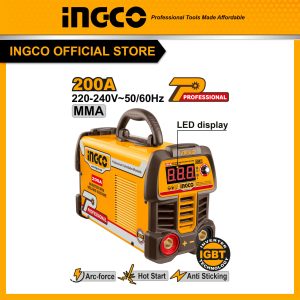 Máy hàn que điện tử 200A INGCO ING-MMA20069 que 1.6-4mm