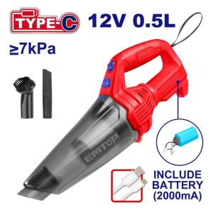 Máy hút bụi dùng pin 12V EMTOP ELVC2026
