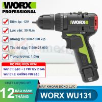 Máy khoan động lực dùng pin Li-ion 12V Worx WU131