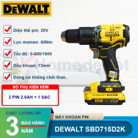 Máy khoan dùng pin 20V Stanley SBD715D2K-B1
