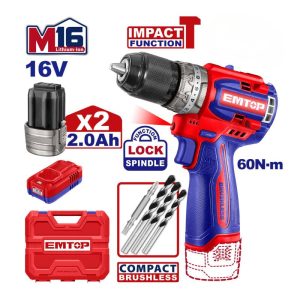Máy khoan pin 16.8V EMTOP ECIDL16682