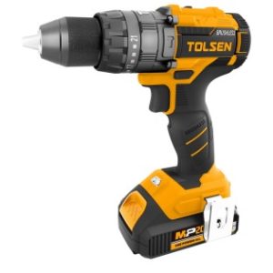 MÁY KHOAN PIN 20V 13MM CÓ BÚA ĐỘNG CƠ KHÔNG CHỔI THAN TOLSEN 87254