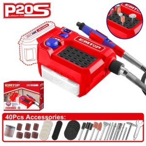 Máy mài khuôn dùng pin EMTOP ELMG2001 ( Chưa kèm pin & sạc )