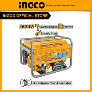 Máy phát điện 2.8kW INGCO GE30005-1 động cơ xăng 4 thì, OHV đề nổ giật nổ cuộn nhôm - Đồ nghề, dụng cụ cầm tay, máy móc thiết bị INGCO chính hãng,...