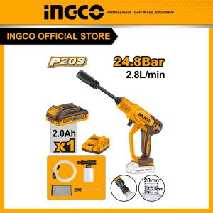 Máy rửa xe dùng pin INGCO CPWLI20362 chính hãng - Đồ nghề, dụng cụ cầm tay, máy móc thiết bị INGCO chính hãng, giá tốt