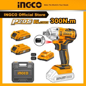 Máy siết bu lông pin 20V motor không chổi than, lực siết 300Nm INGCO CIWLI2038 - Đồ nghề, dụng cụ cầm tay, máy móc thiết bị INGCO chính hãng, giá tốt