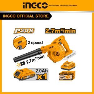 Máy thổi bụi dùng pin 20V kèm pin và sạc INGCO CABLI200181 - Đồ nghề, dụng cụ cầm tay, máy móc thiết bị INGCO chính hãng, giá tốt