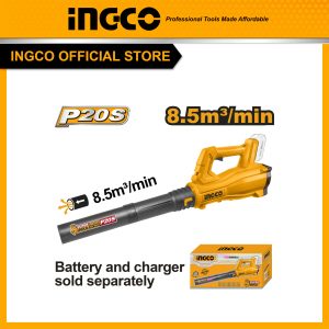 Máy thổi lá dùng pin 20V motor chổi than INGCO CABLI20323 (thân máy chưa kèm pin sạc) - Đồ nghề, dụng cụ cầm tay, máy móc thiết bị INGCO chính...