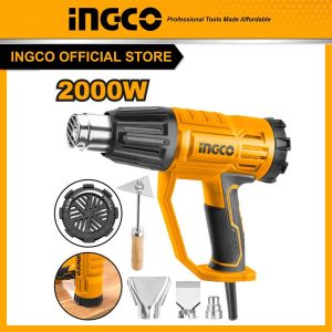 Máy thổi nhiệt 2000W có điều chỉnh nhiệt độ INGCO HG200047 - Đồ nghề, dụng cụ cầm tay, máy móc thiết bị INGCO chính hãng, giá tốt