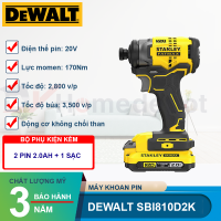 Máy vặn vít dùng pin 20V Stanley SBI810D2K