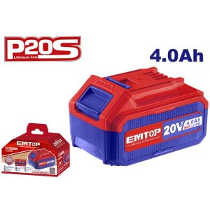 Pin Lithium-Ion 20V 4.0Ah Emtop EBPK20021