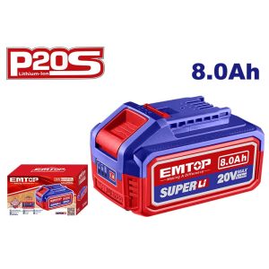 Pin Lithium-Ion 20V 8.0Ah Emtop EBPK2108