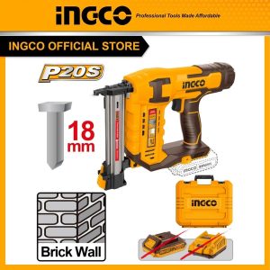Súng bắn đinh tường, xà gồ, gỗ dùng pin INGCO CSTLI3805 loại đinh ST18 mm (chưa bao gồm pin và sạc) - Đồ nghề, dụng cụ cầm tay, máy móc thiết bị...
