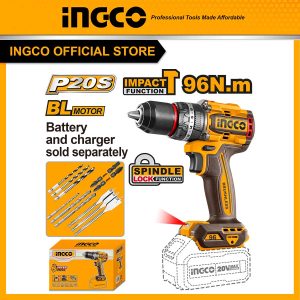 Thân máy khoan pin 20V ba chức năng có búa motor không chổi than, lực siết 96Nm Ingco CIDLI209681 - Đồ nghề, dụng cụ cầm tay, máy móc thiết bị...