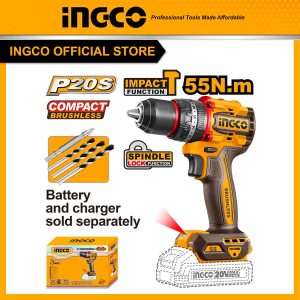 Thân máy khoan pin 20V ba chức năng có búa motor không chổi than, lực siết 55Nm Ingco CIDLI205581 - Đồ nghề, dụng cụ cầm tay, máy móc thiết bị...