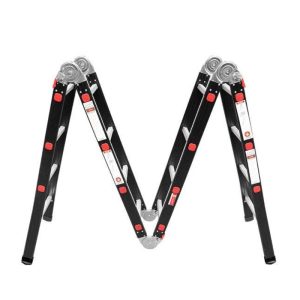 Thang nhôm gấp 4 khúc/đoạn chính hãng Nikawa NKG-43C
