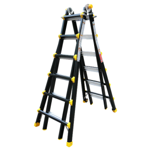 Thang nhôm gấp (rút lồng) đa năng chính hãng Nikawa NKB-46 24 bậc