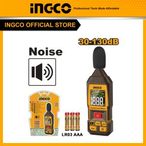 Thiết bị đo độ ồn phạm vi đo 30-130dB INGCO HETSL031 dải động 50dB - Đồ nghề, dụng cụ cầm tay, máy móc thiết bị INGCO chính hãng, giá tốt