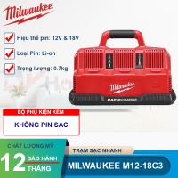 Trạm sạc nhanh Milwaukee M12-18C3 (12V-18V)