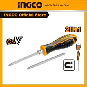 Tua vít 2 đầu 6.35*160mm INGCO AKISD0201