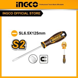 Tua vít dẹp cỡ đầu 6.5mm dài 125mm INGCO HSDSL6125 - Đồ nghề, dụng cụ cầm tay, máy móc thiết bị INGCO chính hãng, giá tốt