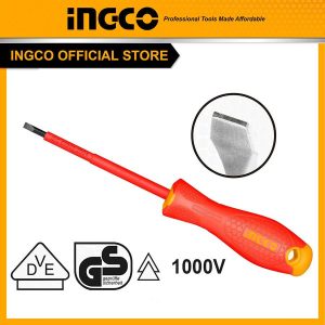 Tua vít dẹp cách điện SL5.5*125mm INGCO HISD815125
