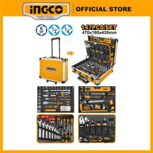 Vali dụng cụ 147 chi tiết cao cấp INGCO HKTHP21471 - Đồ nghề, dụng cụ cầm tay, máy móc thiết bị INGCO chính hãng, giá tốt