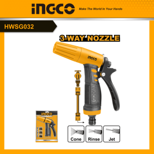 Vòi xịt đa năng đầu thẳng INGCO HWSG032 - Đồ nghề, dụng cụ cầm tay, máy móc thiết bị INGCO chính hãng, giá tốt