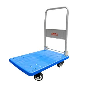 Xe Đẩy Hàng 4 Bánh Sàn Nhựa Ameca HAM-300P Tải Trọng 300Kg